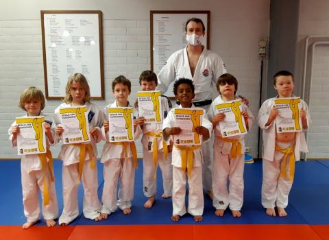 Dojo Moorsele Groep 1 met trainer Matthias